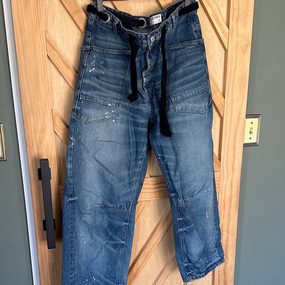 We the Free denim barrel